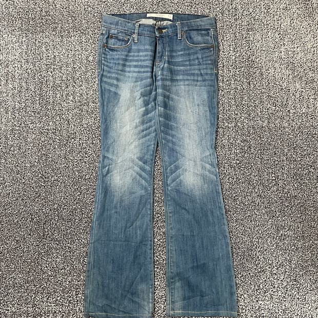 빈티지9. 아베크롬비 앤 피치 로우라이즈 Y2K 부츠컷 데님팬츠 청바지