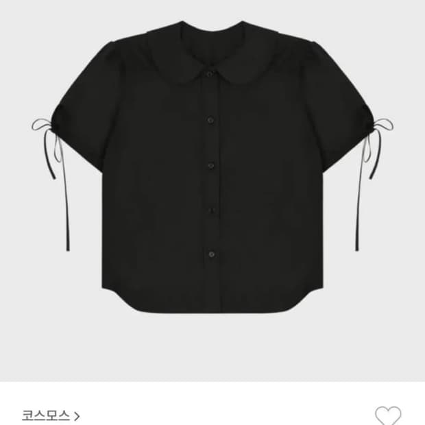 Cosmoss 코스모스 퍼프 피터팬 칼라 셔츠