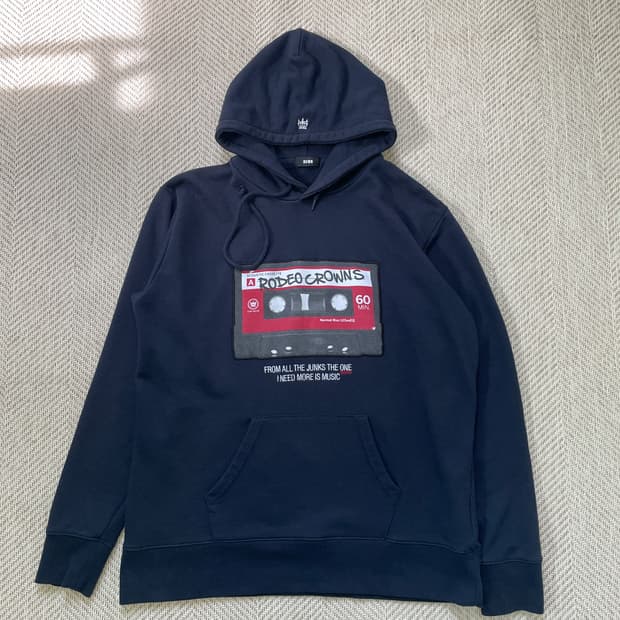 빈티지 rodeo crowns 라디오 후드 스웻 