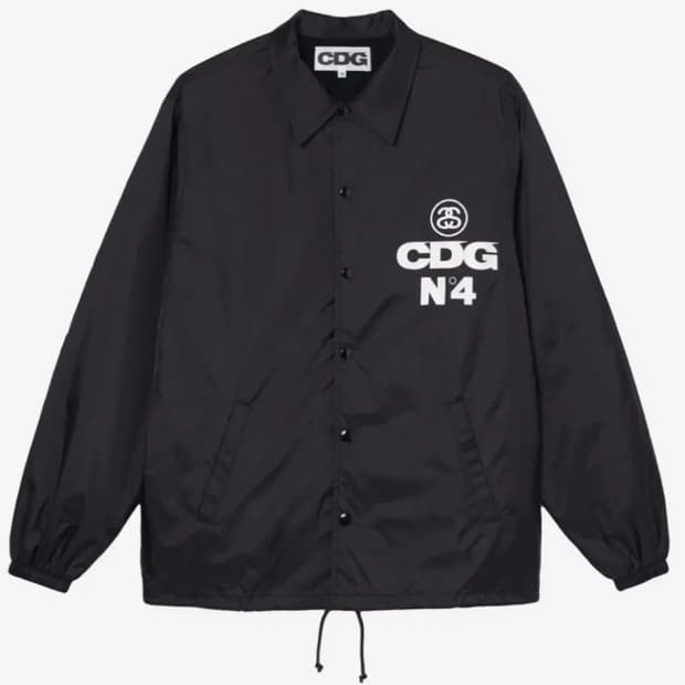 [XXL] CDG x 스투시 코치 자켓 블랙