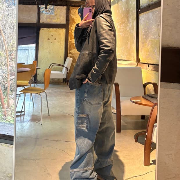 더블니 카펜터 데님 팬츠