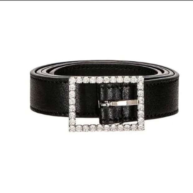 생로랑 크리스탈 벨트 80