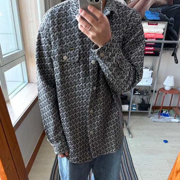 슈프림 모노그램 데님 자켓