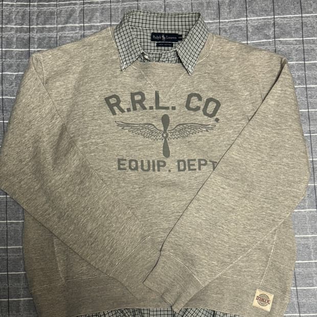 더블알엘(RRL) 스웻셔츠 (그레이, XL)