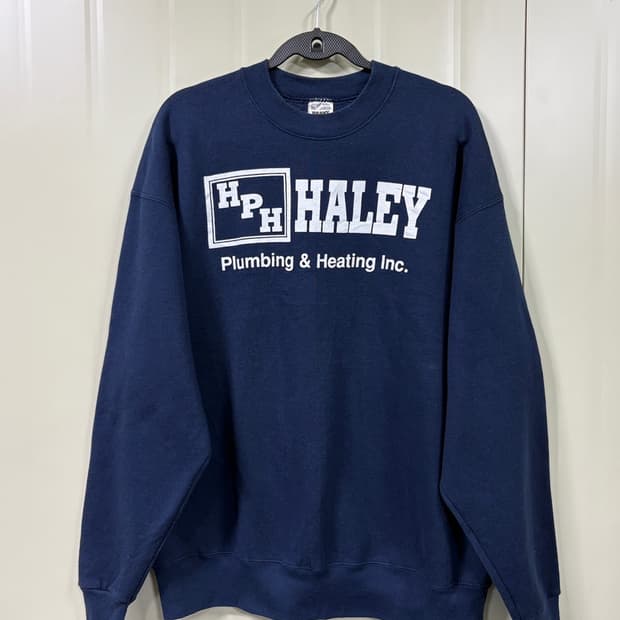 90s USA Fruit of the Loom 네이비 스웻셔츠