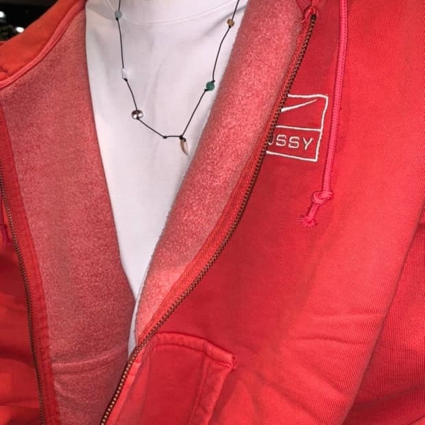 나투시 후드집업 레드 xl