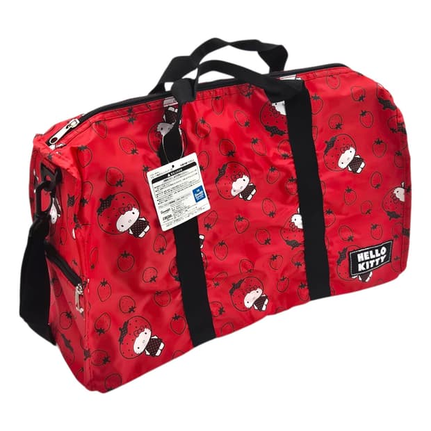 딸기 키티 나일론 3way 한정 보스턴백