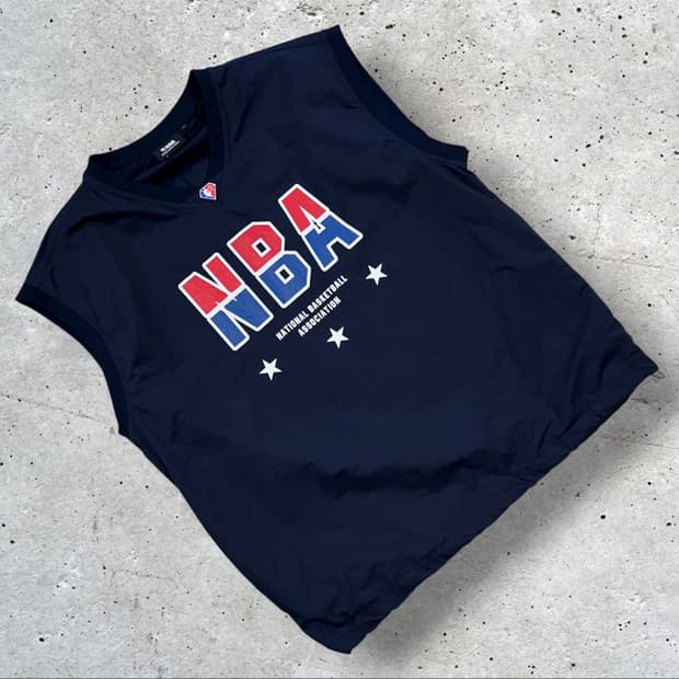 [L] NBA 75주년 농구 런닝 조끼 네이비 A892