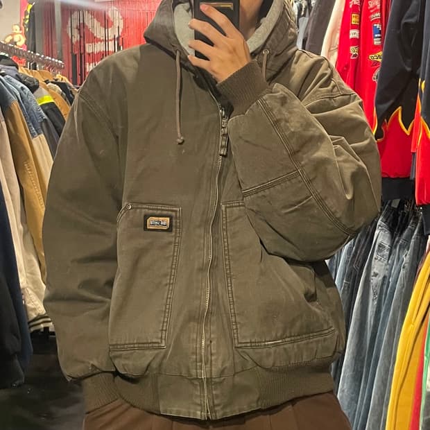 [IM] Vtg 빈티지 브라운 워크자켓