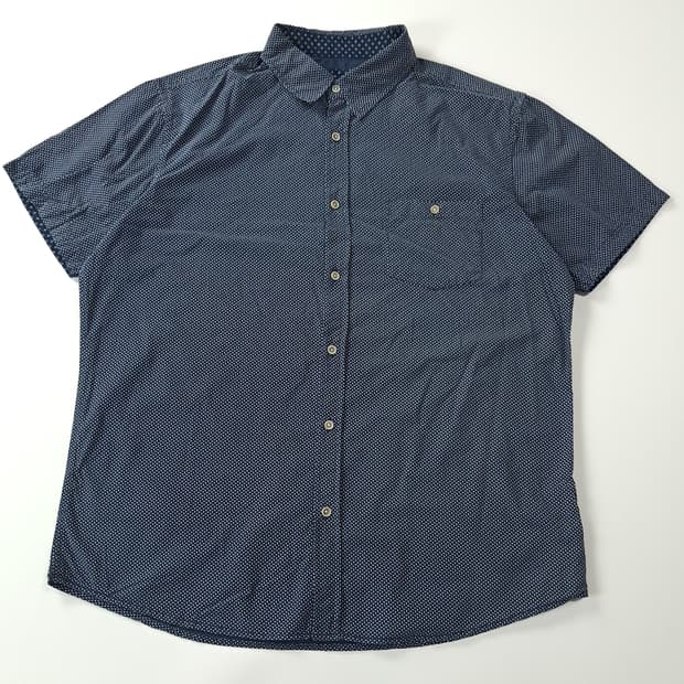 CA267 XL 리 LEE 다크네이비 애로우 패턴 반팔 셔츠 남방