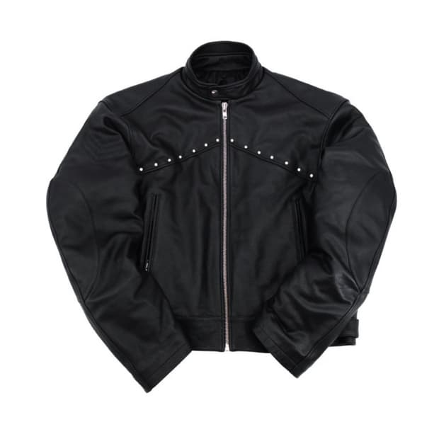 선데이오프클럽 소가죽 레더 자켓 봄버 Sundayoffclub