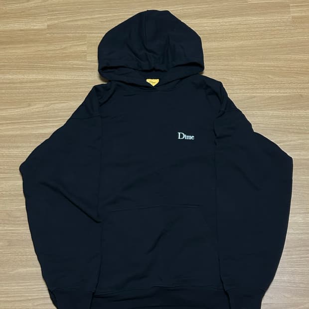 dime 다임 후드티 블랙 XL 