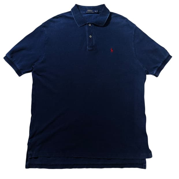 폴로 랄프로렌 인디고 카라 반팔 티셔츠