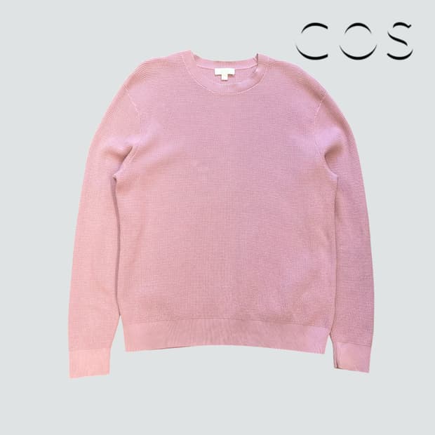 [M]COS 코스 바이올렛 와플 니트