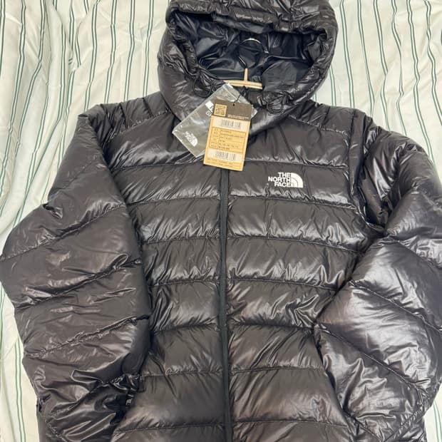 노스페이스 마티에르 EX RDS 다운 후디 블랙