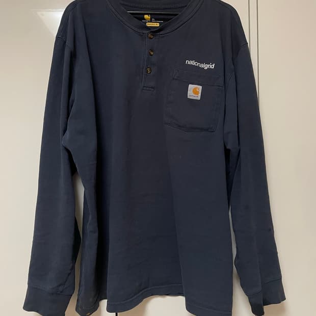 칼하트 헨리넥 롱슬리브 XL