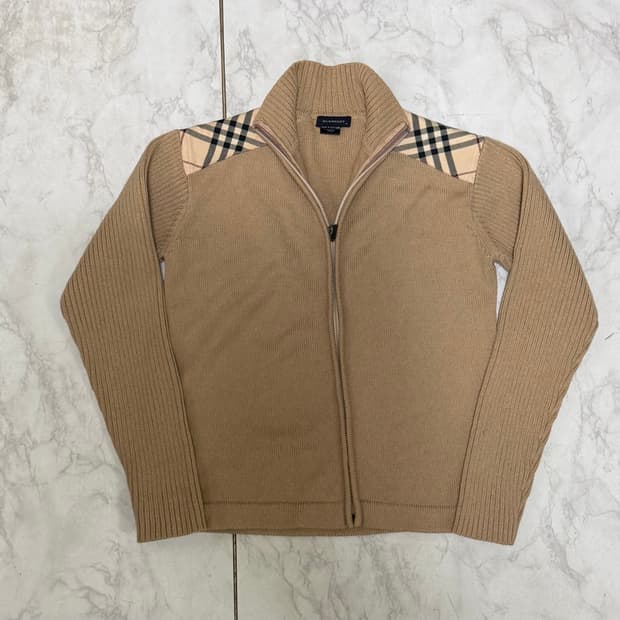 버버리 정품 여성 니트집업 여성 90