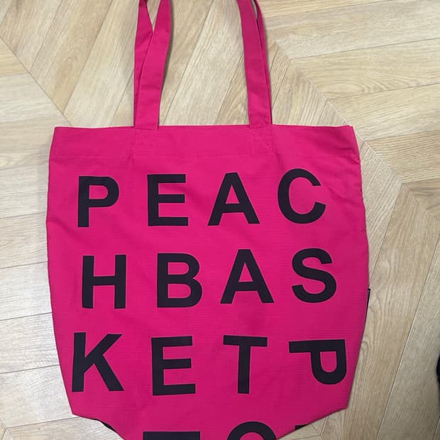피치바스켓마켓 pb bag 에코백