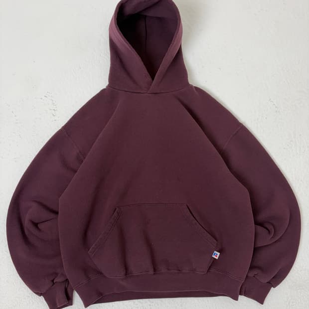 90s Russell Hoodie (plum)