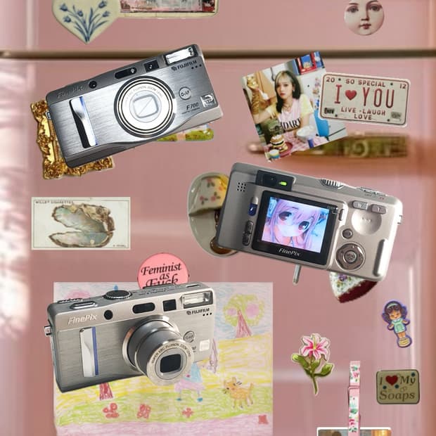 [희소템]후지필름 Finepix F700 실버 빈티지디카