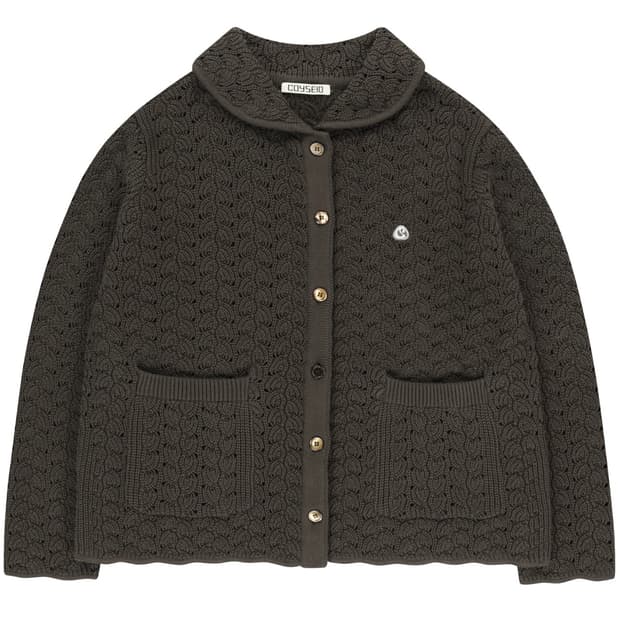 코이세이오 웨이브 니트 브라운