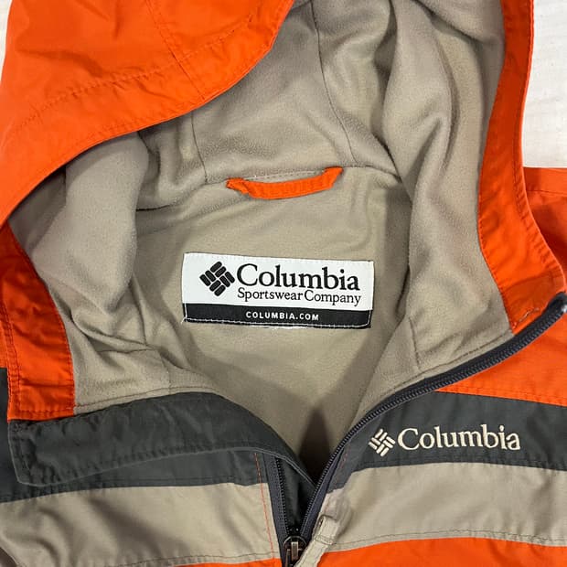 Columbia 키즈 바람막이 / 후드 자켓 / 110