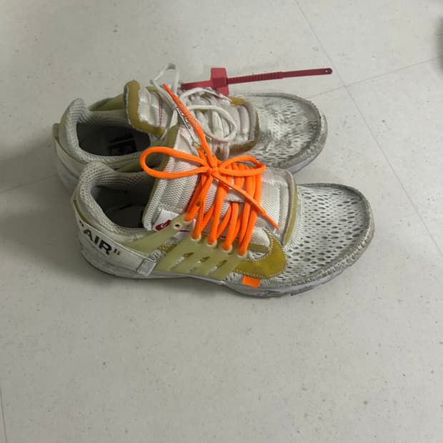 Off white nike 프레스토