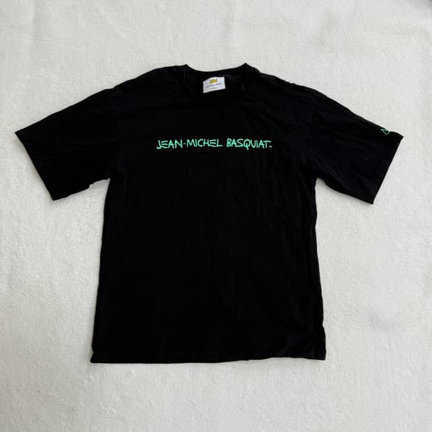 90 장미쉘바스키아 반팔 티셔츠 0317T