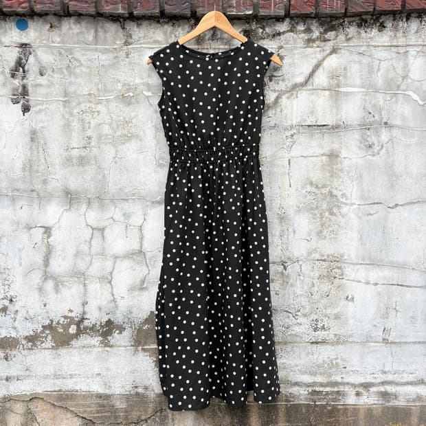 Vintage 유니클로 Gu 도트 땡땡이 빈티지 원피스