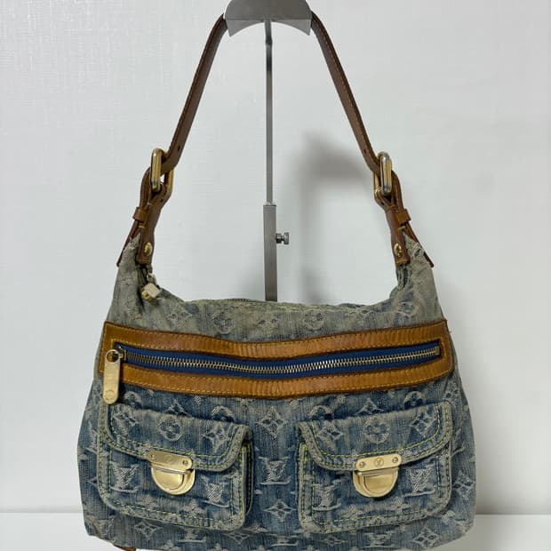 루이비통 데님백 배기