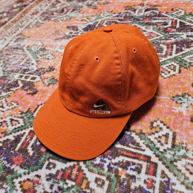 90s 나이키 ACG 볼캡 오렌지