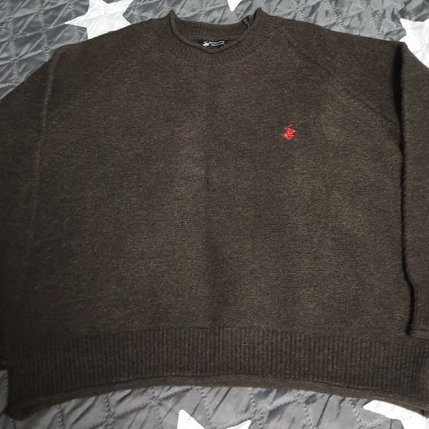 베버리힐즈 폴로클럽 롤링 니트 모카브라운 (100)