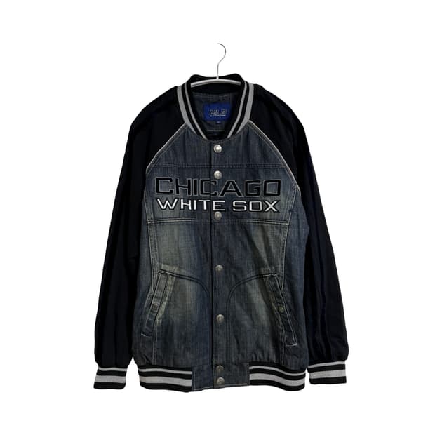 MLB 시카고 화이트 삭스 데님 바시티 재킷