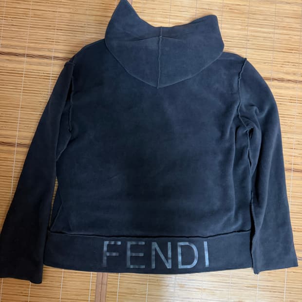 FENDI 펜디 여성 후리스 집업 플리스 후드 자켓 긴팔 55 