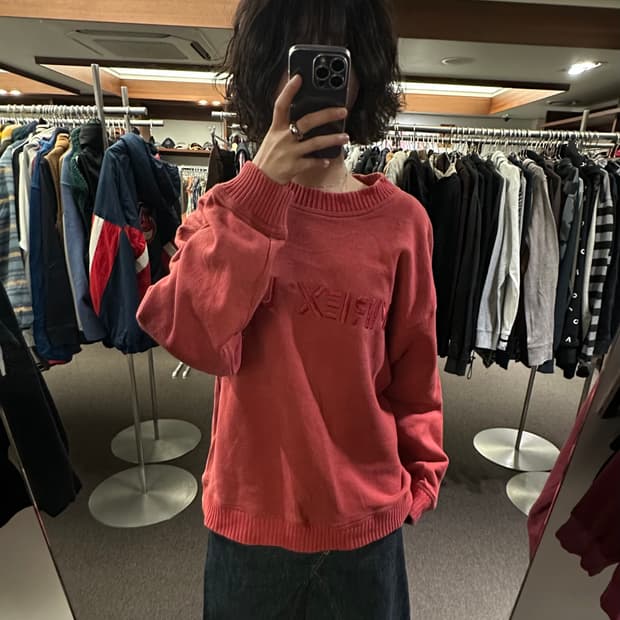 S)아비렉스 USA 빈티지 빅로고 스웻셔츠