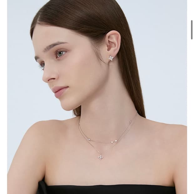 제이에스티나 목걸이 + 귀걸이 세트