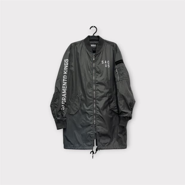 NBA 새크라멘토 킹스 롱 바람막이 점퍼 남성 S 90-95