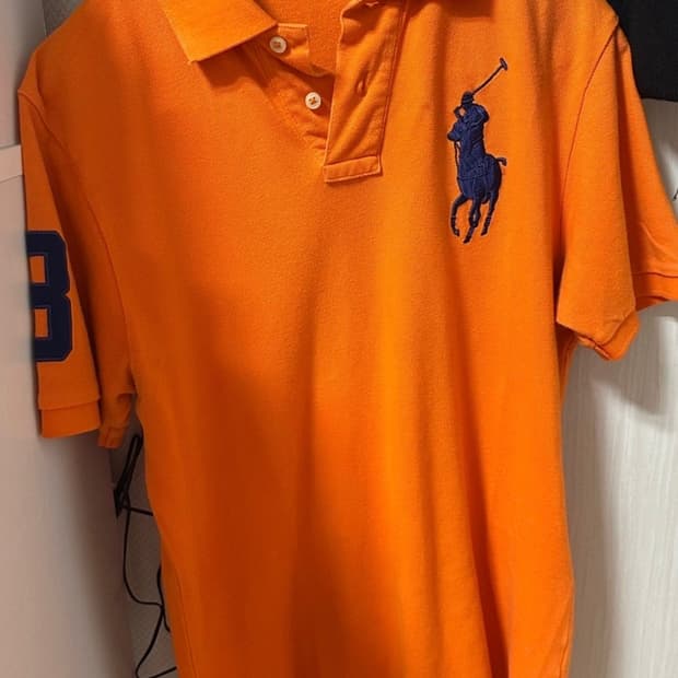 폴로 랄프로렌 빅포니 오렌지 pk 카라 폴로셔츠티