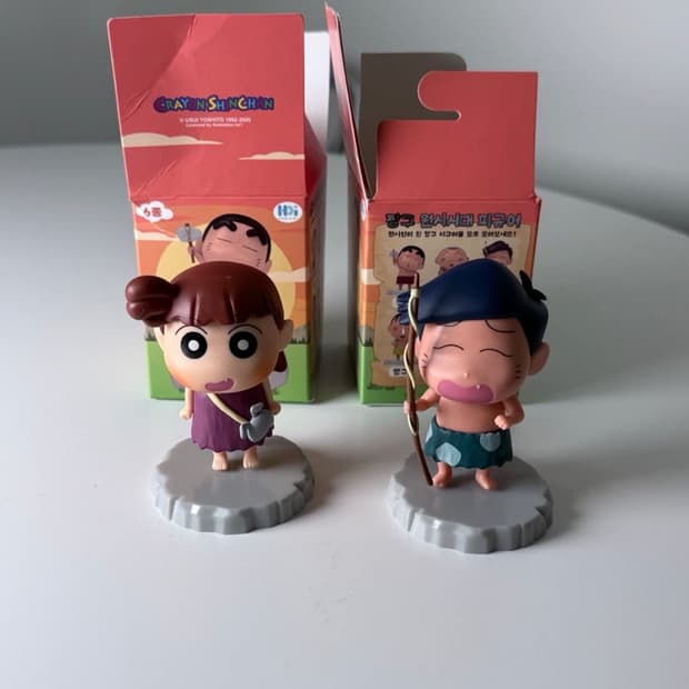 짱구는 못말려 원시시대 피규어 유리, 철수판매