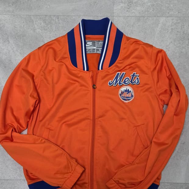 나이키 x MLB 뉴욕 메츠(Mets) 오피셜 트랙 자켓
