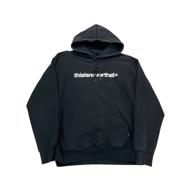 105 디스이즈네버댓 빅로고 후드티