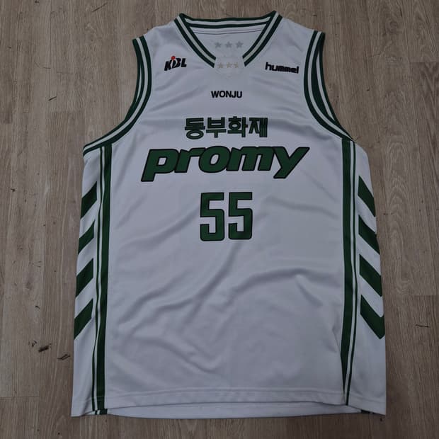 KBL 원주 동부 DB 55번 신강현 농구 져지 유니폼 조끼 FREE