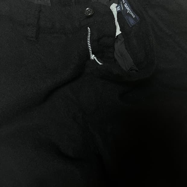 꼼데가르송 옴므 축융 울 팬츠