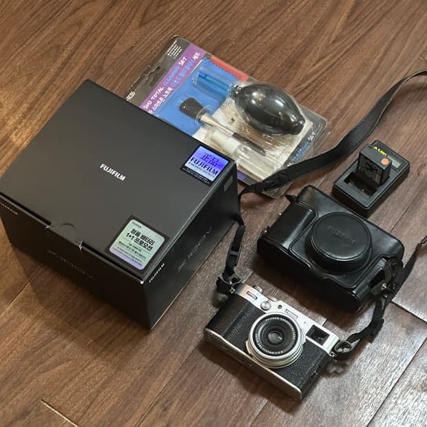 후지 x100v 실버 풀박스