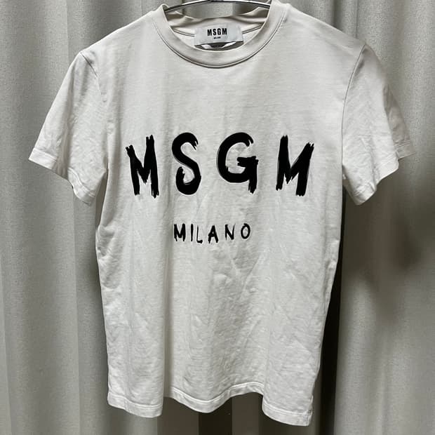 msgm 반팔 티셔츠