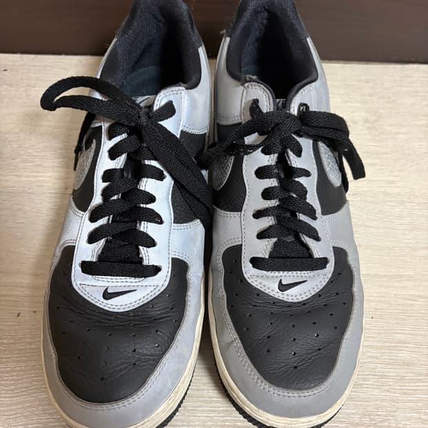 나이키 에어포스 1 B 실버 스네이크 280