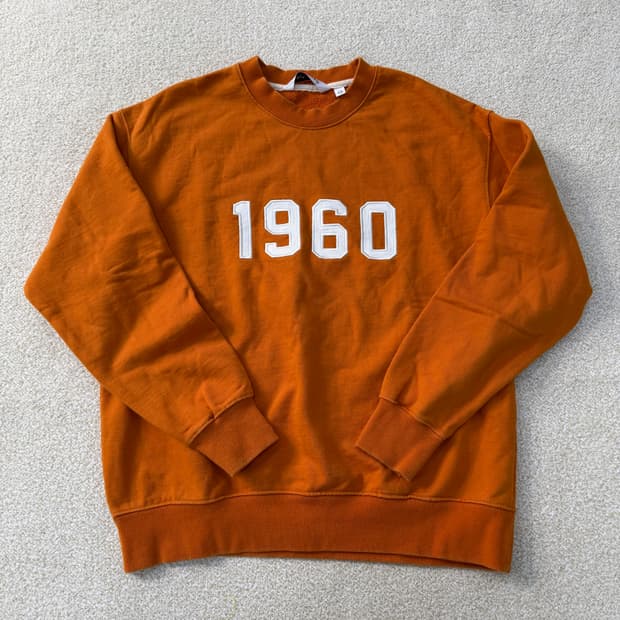 [S] 유니폼브릿지 1960 오렌지 맨투맨 1229T2