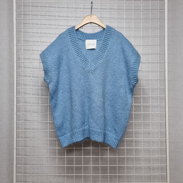 ahwe 아위 모헤어 니트조끼 니트베스트