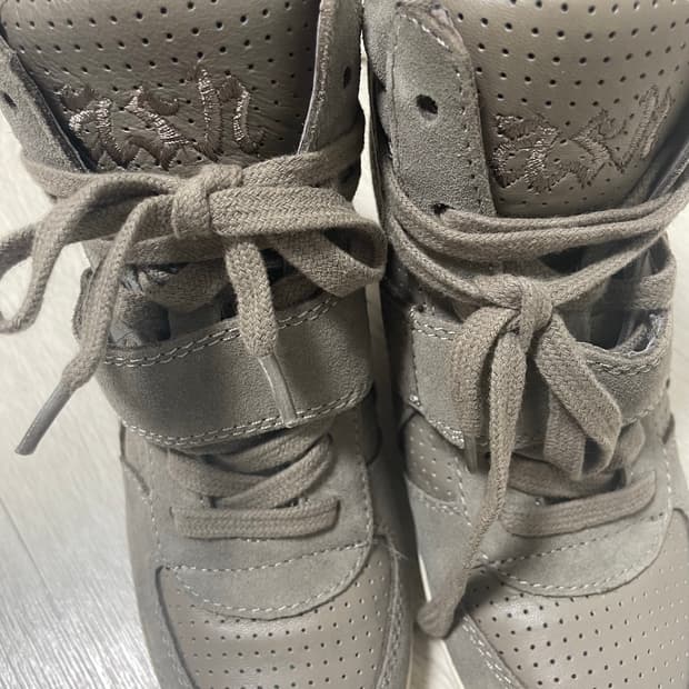 220-30) Ash 아쉬 보위 스웨이드 웨지힐 하이탑 스니커즈