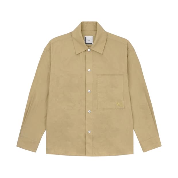 우영미 22SS 나일론 셔츠 베이지 48사이즈